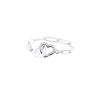 Dinh Van Double Coeurs R7 ring in white gold - 00pp thumbnail