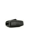 Bolso bandolera Saint Laurent College modelo mediano  en cuero acolchado con motivos de espigas negro - Detail D5 thumbnail