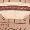 Sac cabas Louis Vuitton  Neverfull moyen modèle  en toile monogram marron et cuir naturel - Detail D3 thumbnail