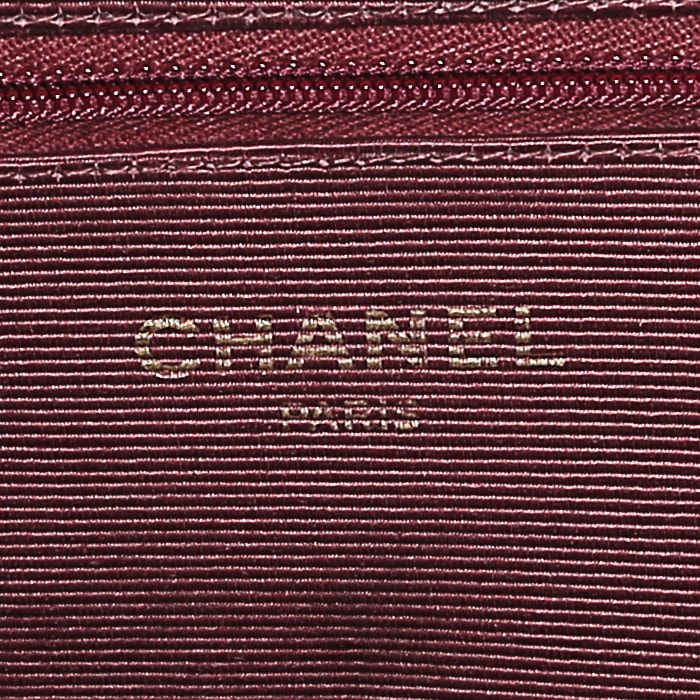 Borsa Chanel  Vintage in pelle trapuntata blu marino - Detail D3