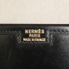 Pochette Hermès Jige en cuir box noir - Detail D3 thumbnail