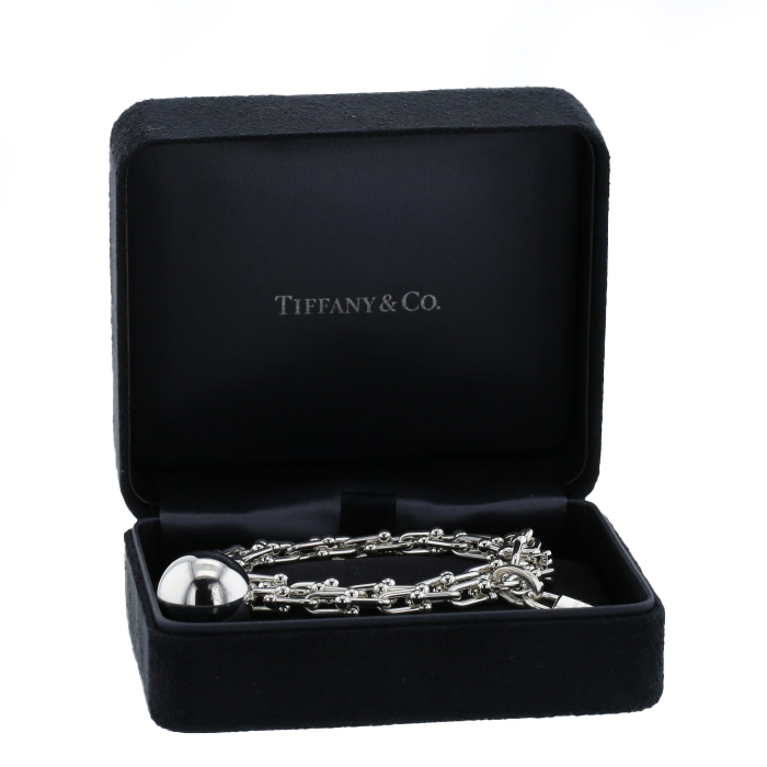 Bracelet double tours Tiffany & Co City HardWear en argent