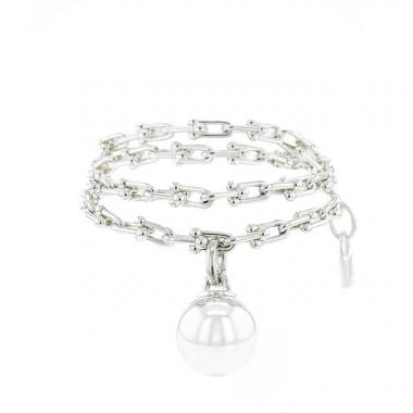 Tiffany & Co City HardWear bracelet in silver