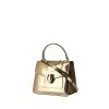 Bulgari Forever handbag  in gold patent leather - 00pp thumbnail