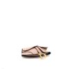 Dior Saddle clutch-belt  in rosy beige leather - Detail D4 thumbnail