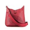 Borsa a tracolla Hermès  Evelyne modello piccolo  in pelle togo rossa - 360 thumbnail
