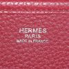 Borsa a tracolla Hermès  Evelyne modello piccolo  in pelle togo rossa - Detail D3 thumbnail