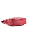 Borsa a tracolla Hermès  Evelyne modello piccolo  in pelle togo rossa - Detail D4 thumbnail