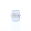 Mauboussin Etoile Divine ring in white gold, diamonds and chalcedony - 360 thumbnail