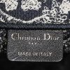 Dior  Book Tote large model  shopping bag  in navy blue and white canvas - Detail D4 thumbnail