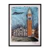 Bernard Buffet, "Saint Marc and the Campanile", from the "Venise" album, lithograph in colors on paper, signed and annotated EA (AP), of 1986 - 00pp thumbnail
