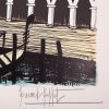 Bernard Buffet, "Le Palais des Doges", tirée de l'album "Venise", lithographie en couleurs sur papier, signée et annotée EA, de 1986 - Detail D3 thumbnail