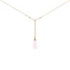 Cartier Monica Bellucci necklace in pink gold, quartz and diamonds - 00pp thumbnail