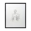 Alberto Giacometti, "Nu aux fleurs", lithograph in black on vellum paper, signed, numbered and framed, of 1960 - 00pp thumbnail