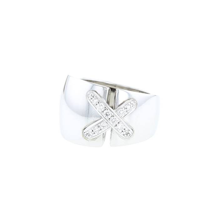 Chaumet Lien size XL ring in white gold and diamonds - 00pp