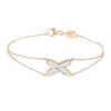 Chaumet Jeux de Liens bracelet in pink gold, mother of pearl and diamond - 00pp thumbnail
