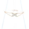 Chaumet Jeux de Liens bracelet in pink gold, mother of pearl and diamond - 360 thumbnail