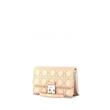 Dior Promenade shoulder bag  in beige leather cannage