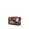 Sac bandoulière Givenchy Infinity en cuir bordeaux - 00pp thumbnail