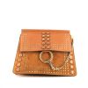 Chloé Faye medium model  shoulder bag  in brown leather  and brown suede - 360 thumbnail