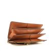 Chloé Faye medium model  shoulder bag  in brown leather  and brown suede - Detail D4 thumbnail