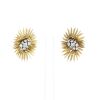 Mellerio  earrings for non pierced ears in yellow gold and diamonds - 360 thumbnail