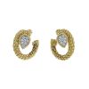 Boucheron Serpent Bohème earrings in yellow gold and diamonds - 00pp thumbnail