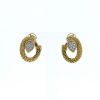 Paire de boucles d'oreilles Boucheron Serpent Bohème en or jaune et diamants - 360 thumbnail