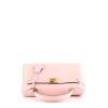 Hermès  Kelly 25 cm handbag  in Rose Dragee Swift leather - 360 Front thumbnail