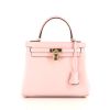 Hermès  Kelly 25 cm handbag  in Rose Dragee Swift leather - 360 thumbnail