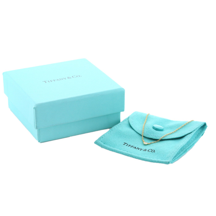 Tiffany & Co Diamonds By The Yard necklace in yellow gold and diamond - Detail D2