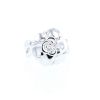 Chanel Camelia ring in white gold - 360 thumbnail