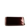 Louis Vuitton  Rosewood handbag  in burgundy monogram patent leather  and natural leather - Detail D4 thumbnail