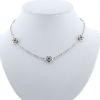 Cartier Pasha necklace in white gold and diamonds - 360 thumbnail