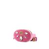Bolsito-cinturón Gucci GG Marmont clutch-belt en terciopelo rosa - 00pp thumbnail