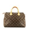 Louis Vuitton Speedy 30 handbag  in brown monogram canvas  and natural leather - 360 thumbnail