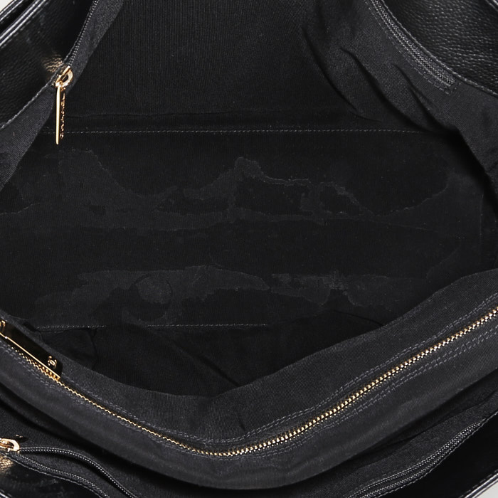 Shopping bag Chanel  Grand Shopping in pelle nera - Detail D3