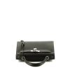 Bolso de mano Hermès Kelly 28 cm en cuero epsom negro - 360 Front thumbnail