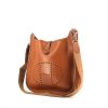 Hermès Evelyne shoulder bag  in gold Barenia leather - 00pp thumbnail