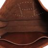 Hermès Evelyne shoulder bag  in gold Barenia leather - Detail D2 thumbnail