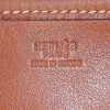 Hermès Evelyne shoulder bag  in gold Barenia leather - Detail D3 thumbnail