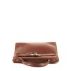 Hermès  Kelly 32 cm handbag  in brown box leather - 360 Front thumbnail