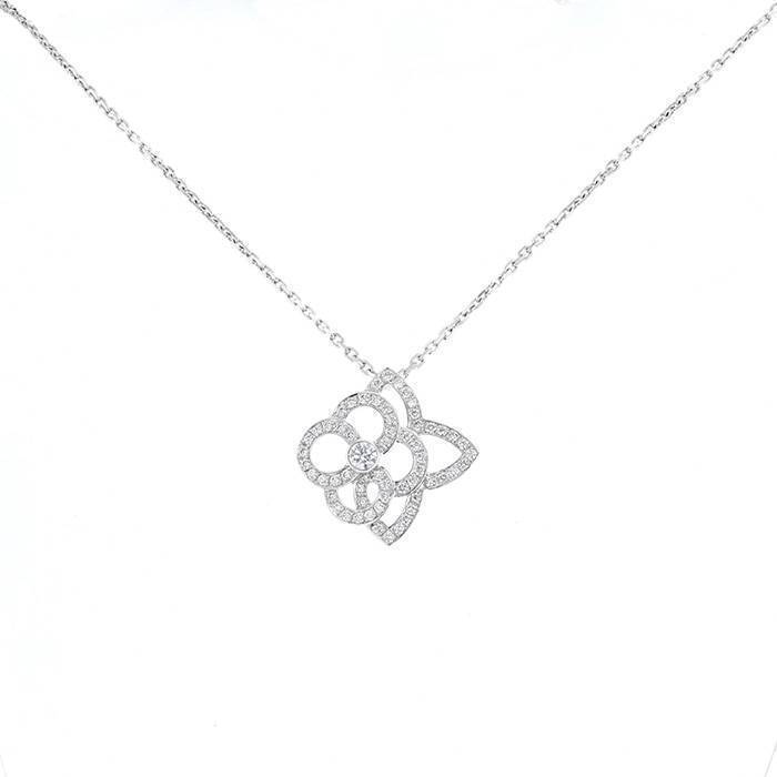 Collier Louis Vuitton  en or blanc et diamants