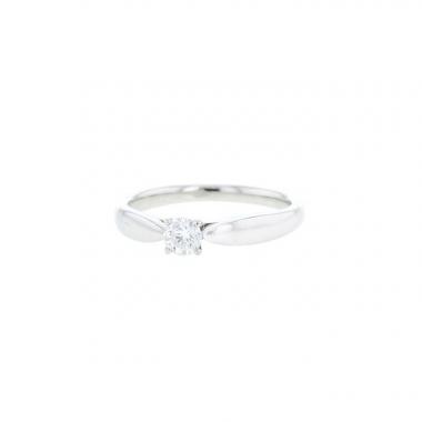 Bague solitaire Tiffany & Co Harmony en platine et diamant