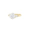 Vintage  ring in yellow gold and diamonds 2,29ct - 00pp thumbnail