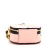 Borsa Louis Vuitton boîte à chapeau in pelle Epi rosa e pelle nera - Detail D5 thumbnail