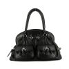 Dior  My Dior large model  bag  in black grained leather - 360 thumbnail