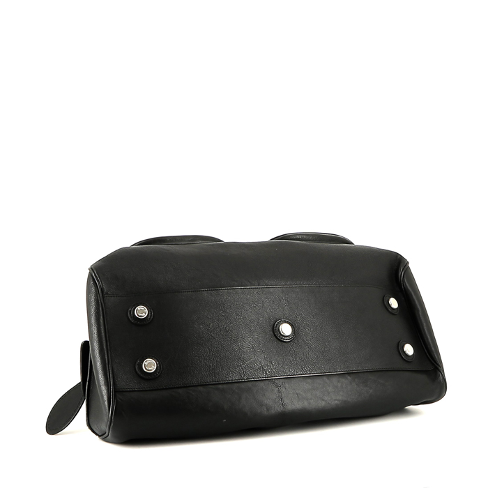 Dior  My Dior large model  bag  in black grained leather - Detail D4