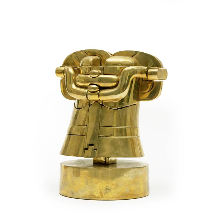 Miguel Berrocal, Sculpture "Richelieu Opus 115", in brass, signed and numbered, of 1968-1973 - 00pp