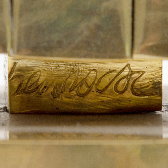 Miguel Berrocal, Sculpture "Richelieu Opus 115", en laiton, signée et numérotée, de 1968-1973 - Detail D3